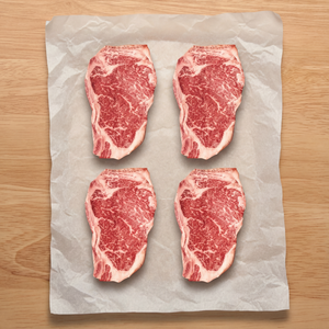 Wagyu Bone-In Dry Aged Striploin 4 Pack