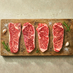 Wagyu Sirloin Strip 4 Pack (New York Strip)