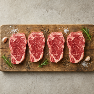 Wagyu Bone-In Dry Aged Striploin 4 Pack